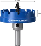 BoschEXPERT 金属板轴孔锯，直径 61 毫米。.